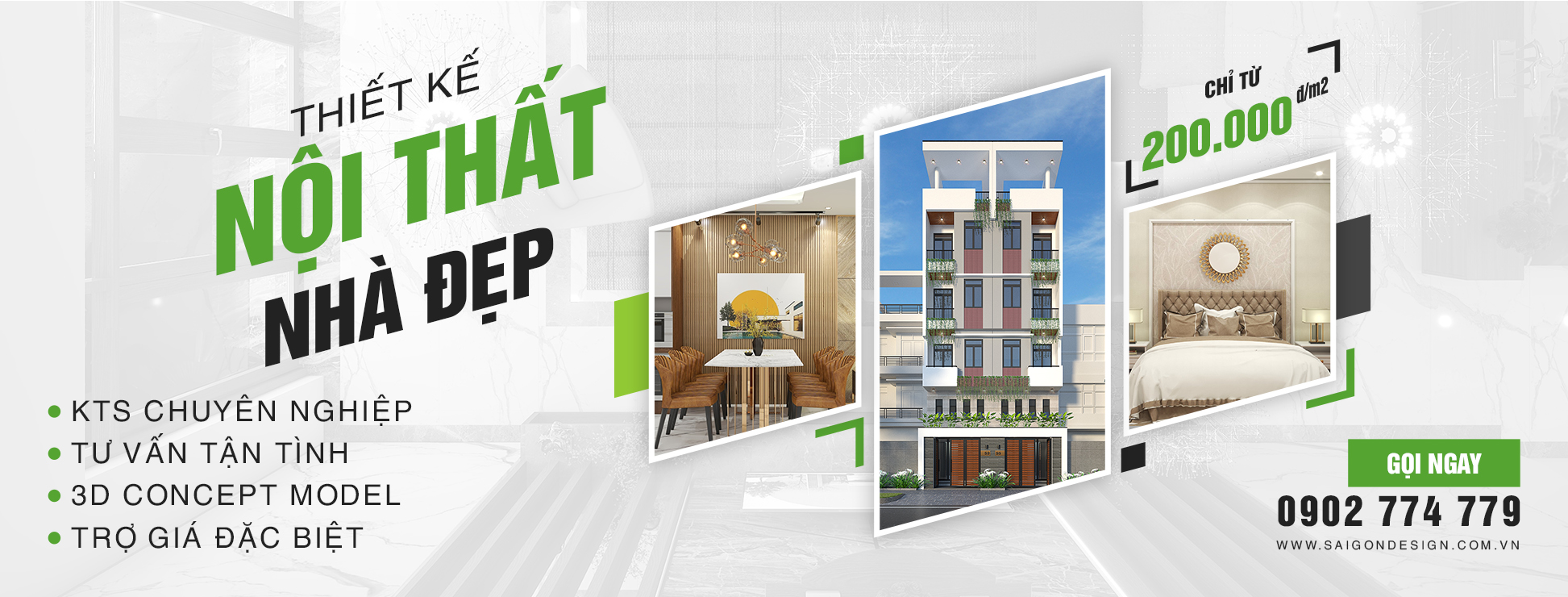 GIÁ THIẾT KẾ NỘI THẤT TẠI TP. HCM TỐT NHẤT CUỐI NĂM 2021