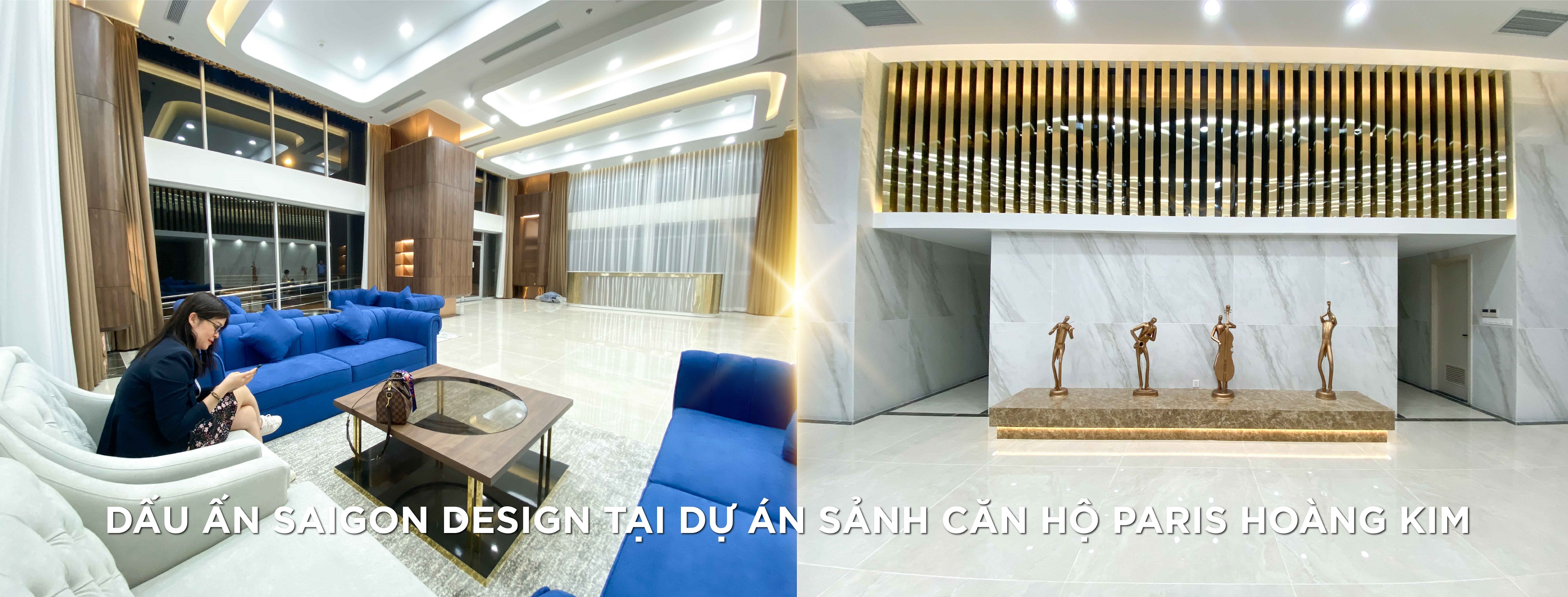 Thiết kế thi công nội thất căn hộ Paris Hoàng Kim