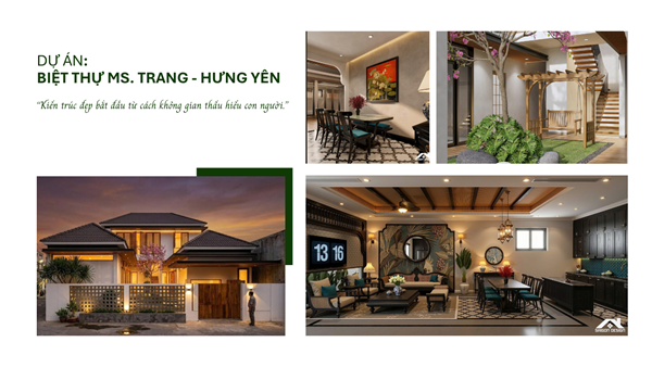 DỰ ÁN: BIỆT THỰ MS. TRANG - HƯNG YÊN